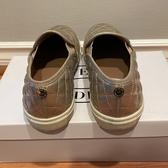 Steve Madden platinum/gold loafers - Picture 2 of 8